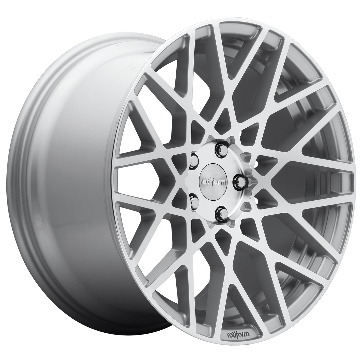 Rotiform R110 BLQ – 19X8.5 – 5X114.3 – 38 mm – GLOSS SILVER MACHINED