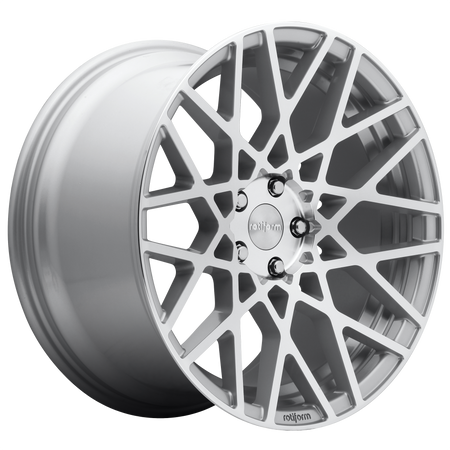 Rotiform R110 BLQ – 19X8.5 – 5X114.3 – 38 mm – GLOSS SILVER MACHINED