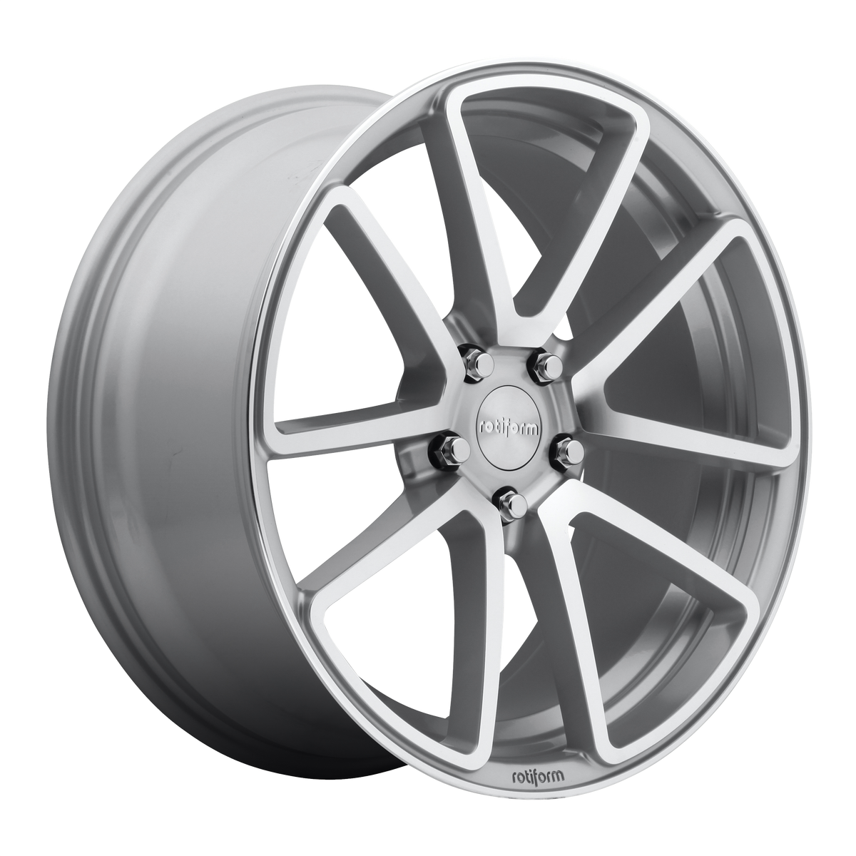 Rotiform R120 SPF – 19X8.5 – 5X112 – 45 mm – GLOSS SILVER MACHINED