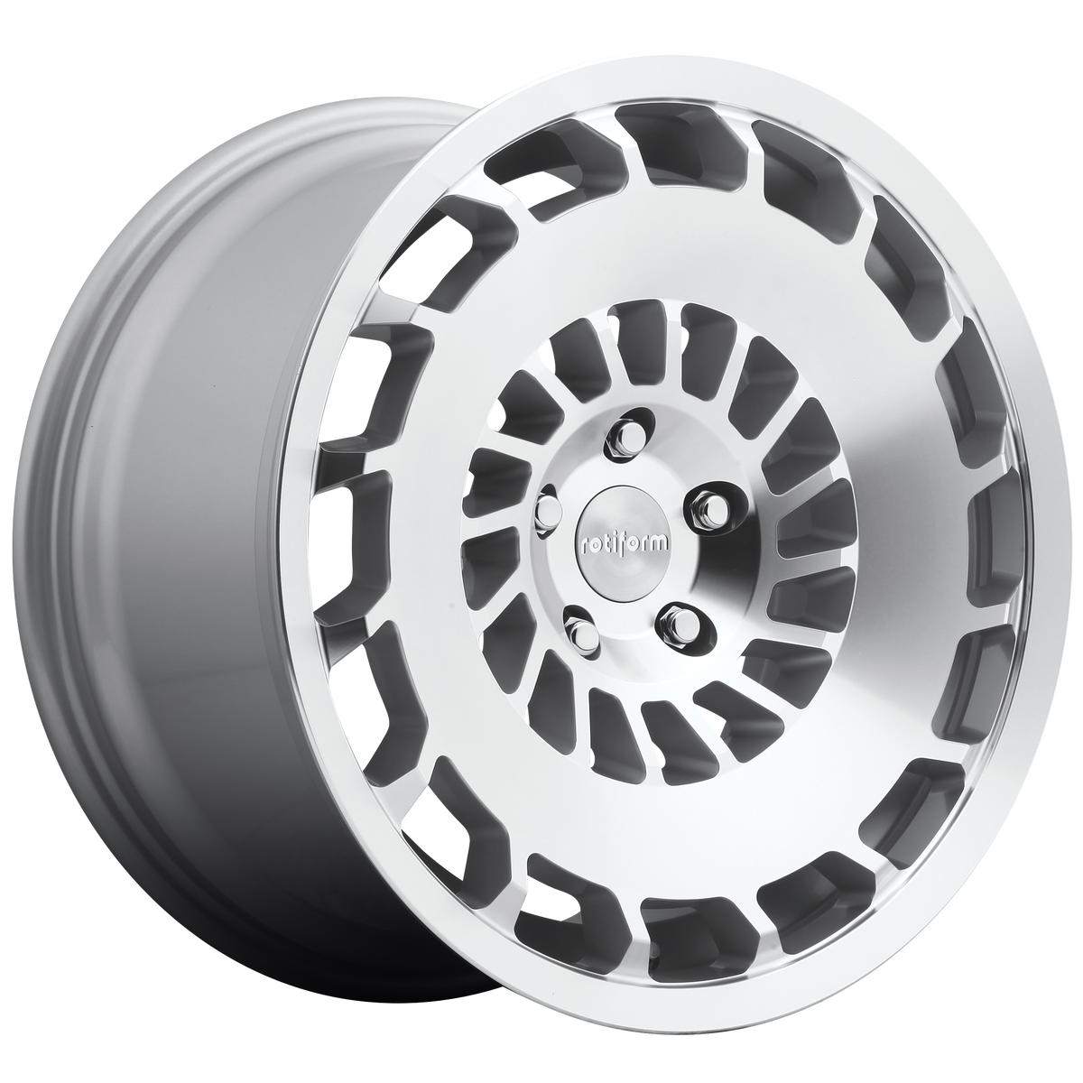 Rotiform R135 CCV – 19X8.5 – 5X112 – 45 mm – GLOSS SILVER MACHINED