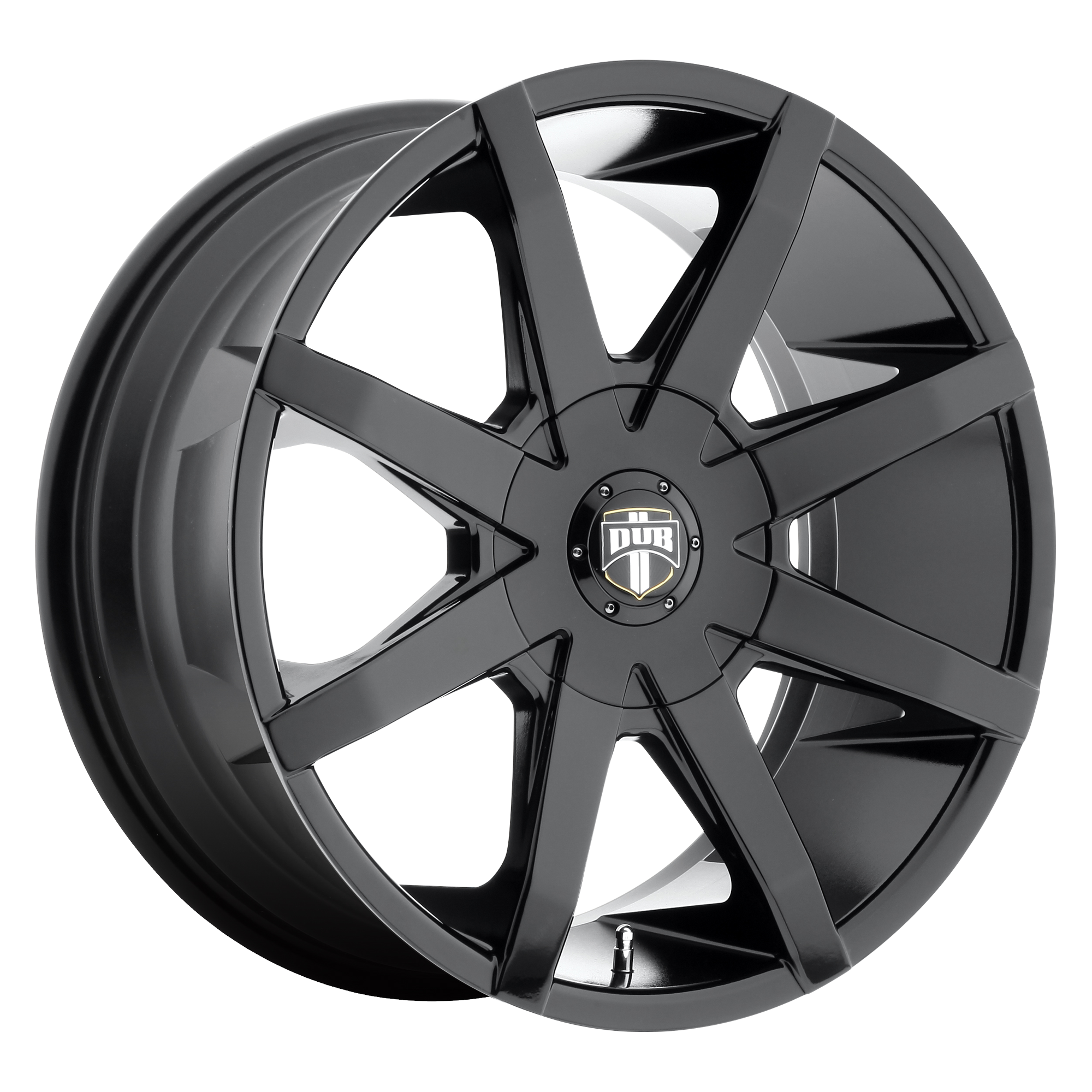 DUB 1PC S110 PUSH – 20X8.5 – 6X120/6X132 – 35 mm – GLOSS BLACK