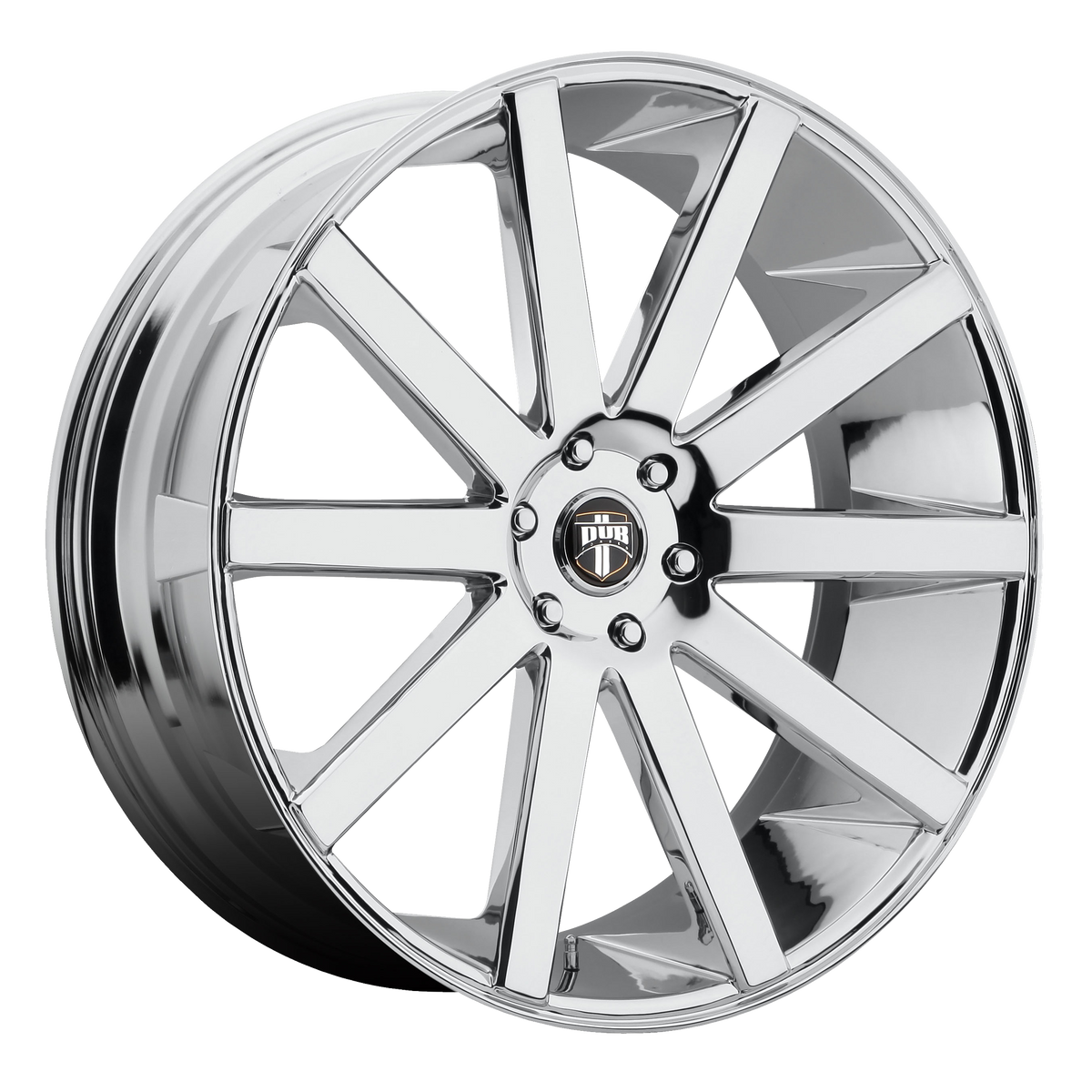 DUB 1PC S120 SHOT CALLA – 22X9.5 – 6X139.7 – 20 mm – CHROME PLATED