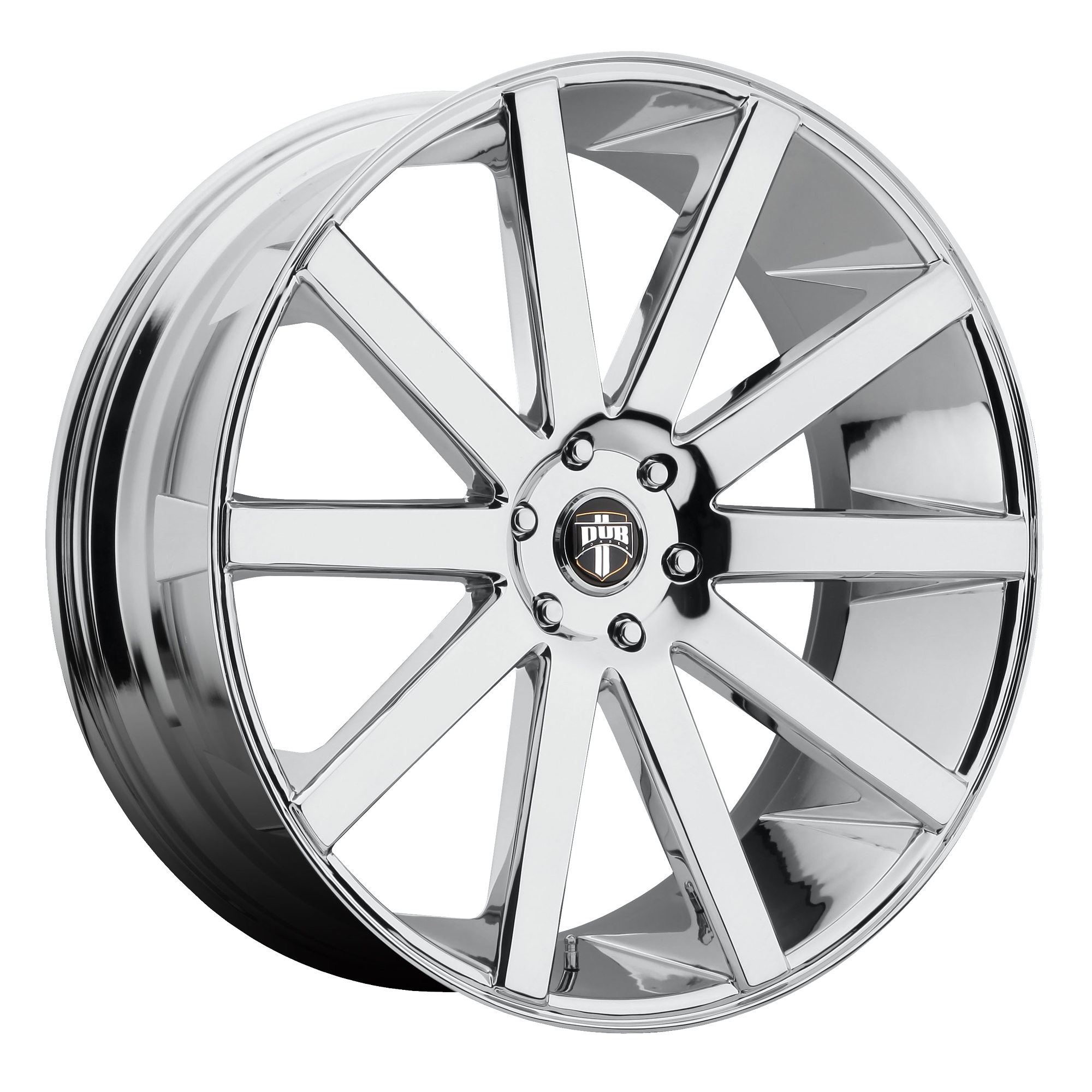 DUB 1PC S120 SHOT CALLA – 26X10 – 6X139.7 – 20 mm – CHROME PLATED