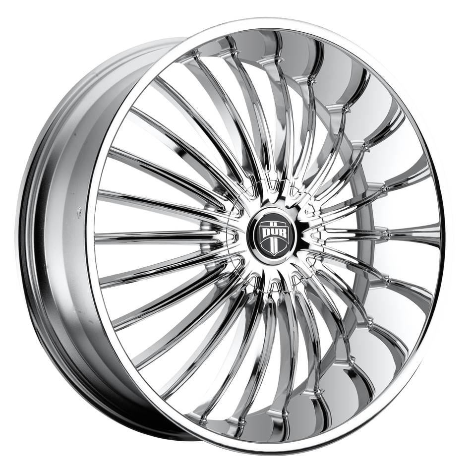DUB 1PC R140 RSE – 24X9.5 – BLANK – 10 mm – CHROME