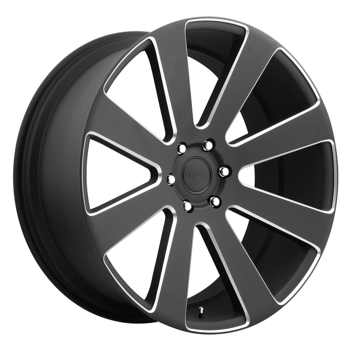 DUB 1PC S187 8-BALL – 22X9.5 – 6X135 – 30 mm – MATTE BLACK MILLED
