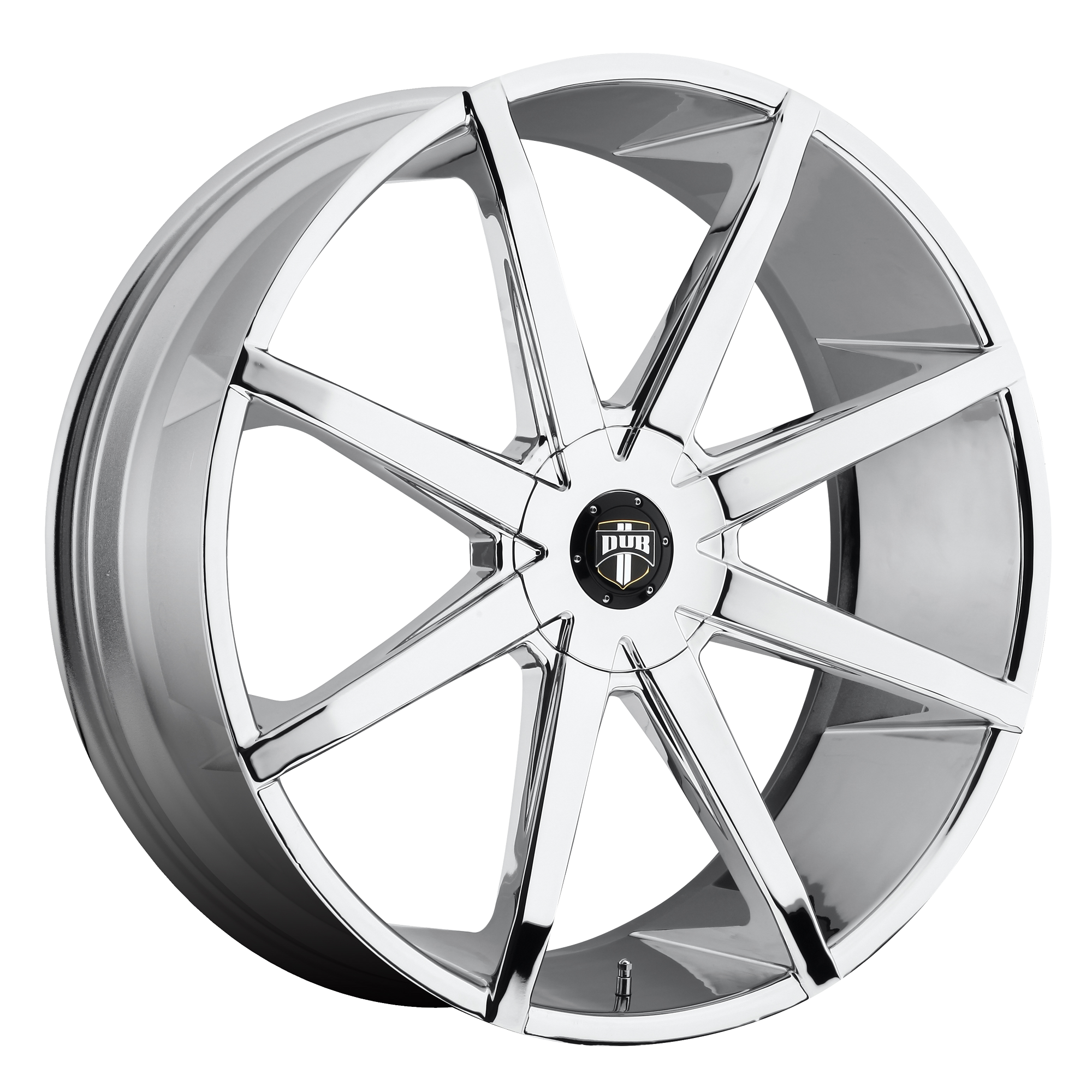 DUB 1PC S201 PUSH – 20X8.5 – BLANK – 10 mm – CHROME