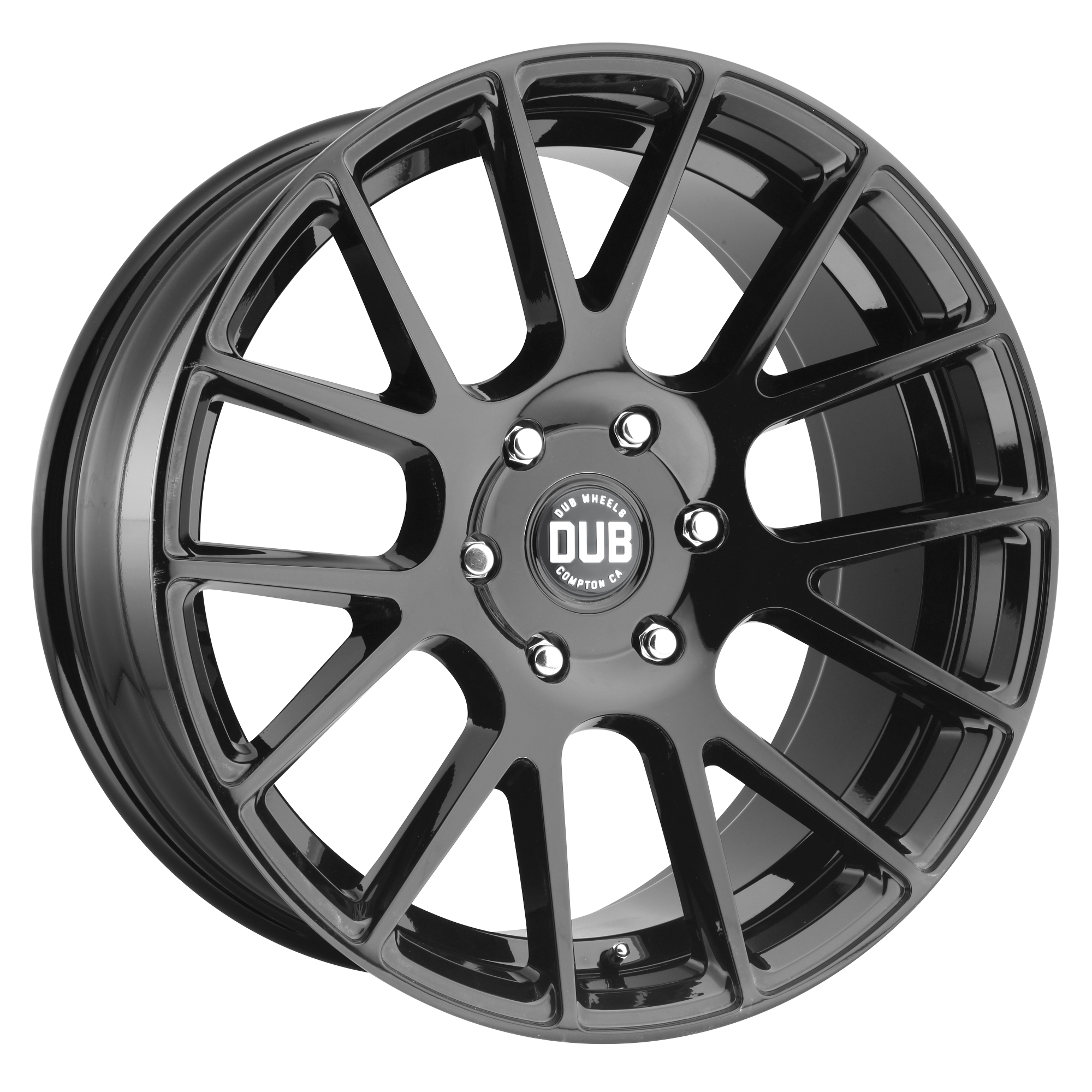 DUB 1PC S205 LUXE – 22X9.5 – 6X139.7 – 20 mm – GLOSS BLACK