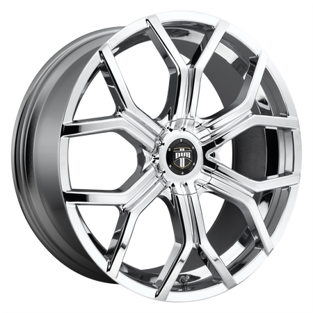 DUB 1PC S207 ROYALTY – 24X9.5 – BLANK – 10 mm – CHROME