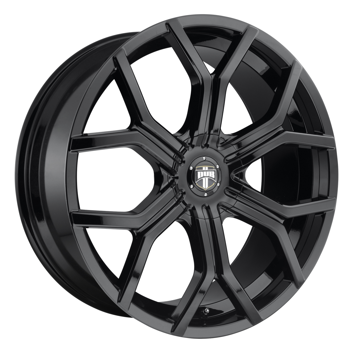 DUB 1PC S208 ROYALTY – 22X9.5 – 6X135/6X139.7 – 30 mm – GLOSS BLACK