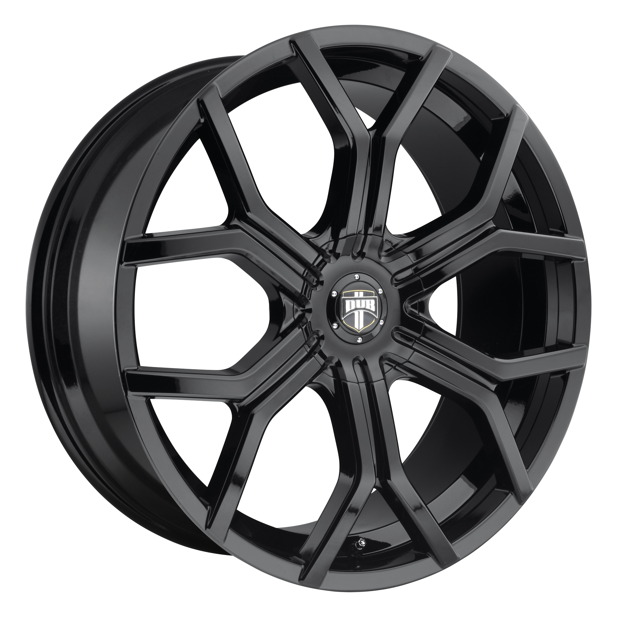 DUB 1PC S208 ROYALTY – 22X9.5 – 6X135/6X139.7 – 30 mm – GLOSS BLACK
