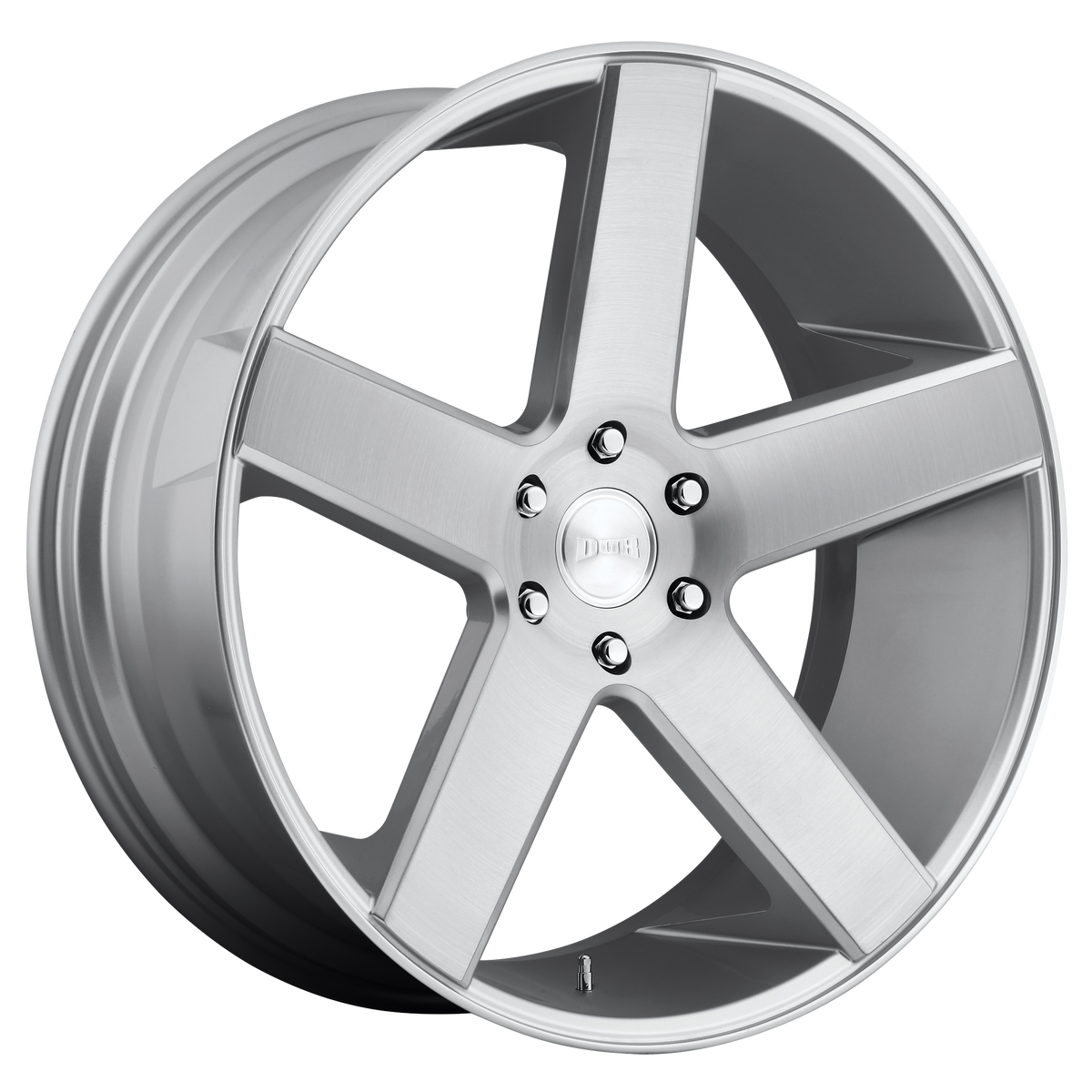 DUB 1PC S218 BALLER – 22X9.5 – 6X135 – 30 mm – GLOSS SILVER BRUSHED