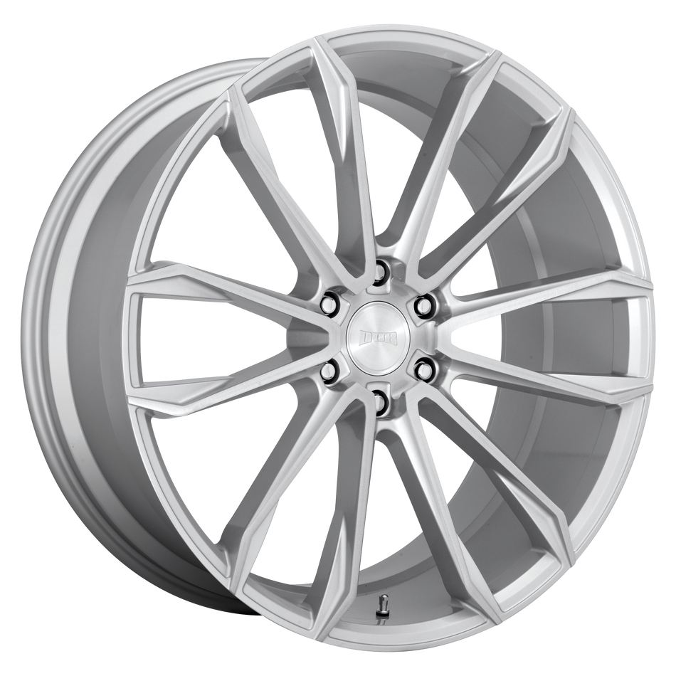 DUB 1PC S248 CLOUT – 24X10 – 6X139.7 – 30 mm – GLOSS SILVER BRUSHED