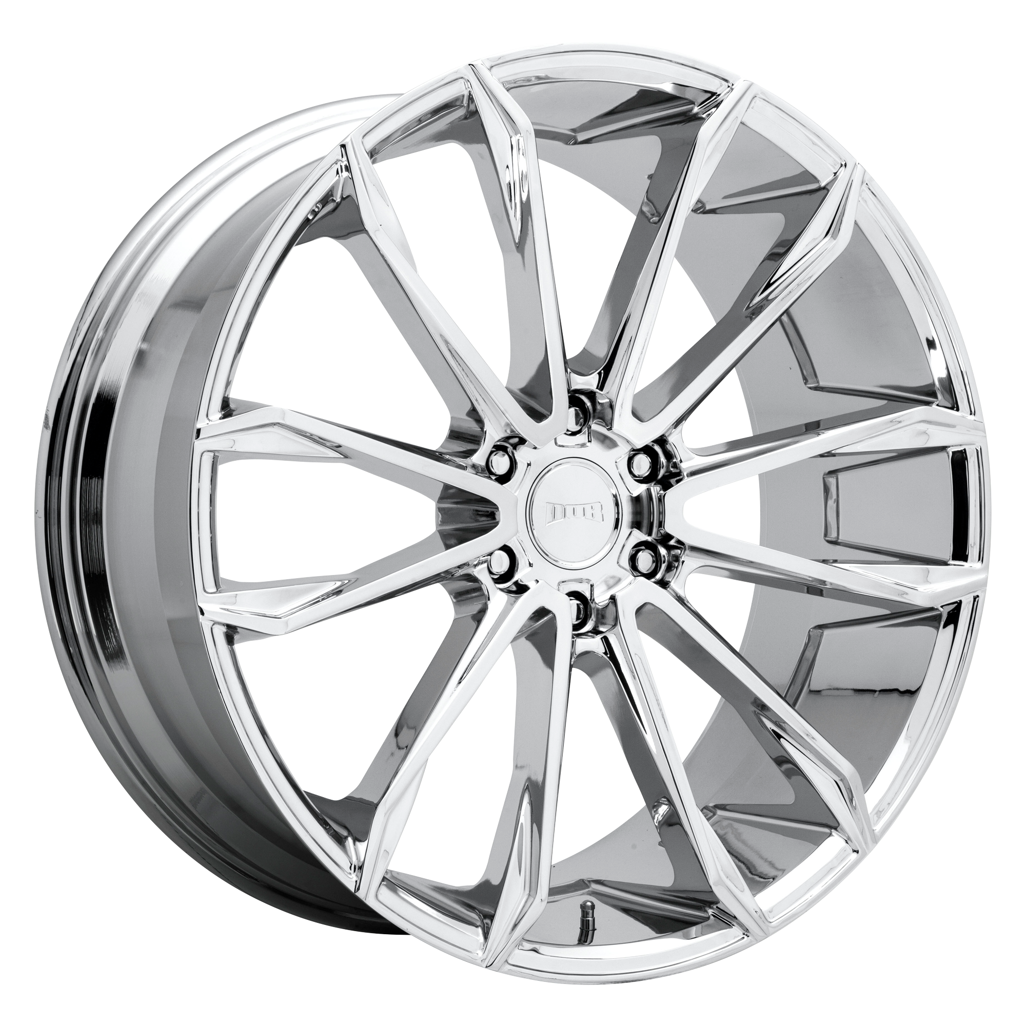 DUB 1PC S251 CLOUT – 24X10 – 6X135 – 30 mm – CHROME PLATED