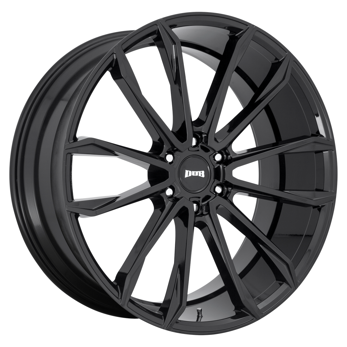DUB 1PC S253 CLOUT – 24X10 – 6X139.7 – 30 mm – GLOSS BLACK