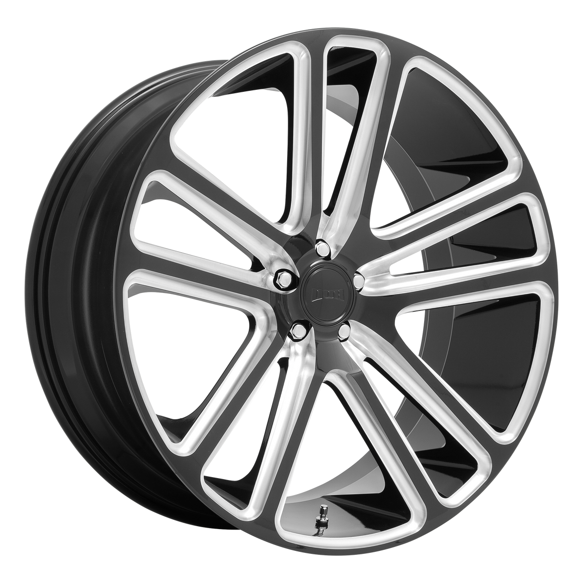DUB 1PC S255 FLEX – 24X10 – 6X139.7 – 30 mm – GLOSS BLACK MILLED