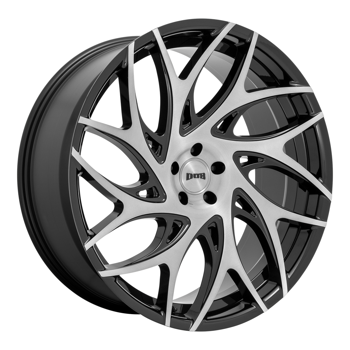 DUB 1PC S260 G.O.A.T. – 20X9 – 5X120 – 35 mm – BRUSH FACE GBLK DRK TINT SPOKE