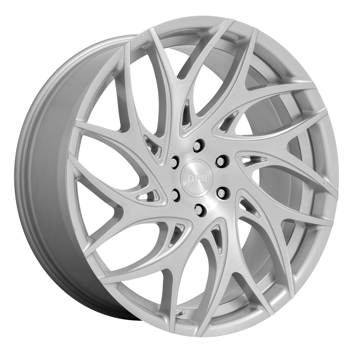 DUB 1PC S261 G.O.A.T. – 22X9 – 5X114.3 – 35 mm – SILVER BRUSHED FACE