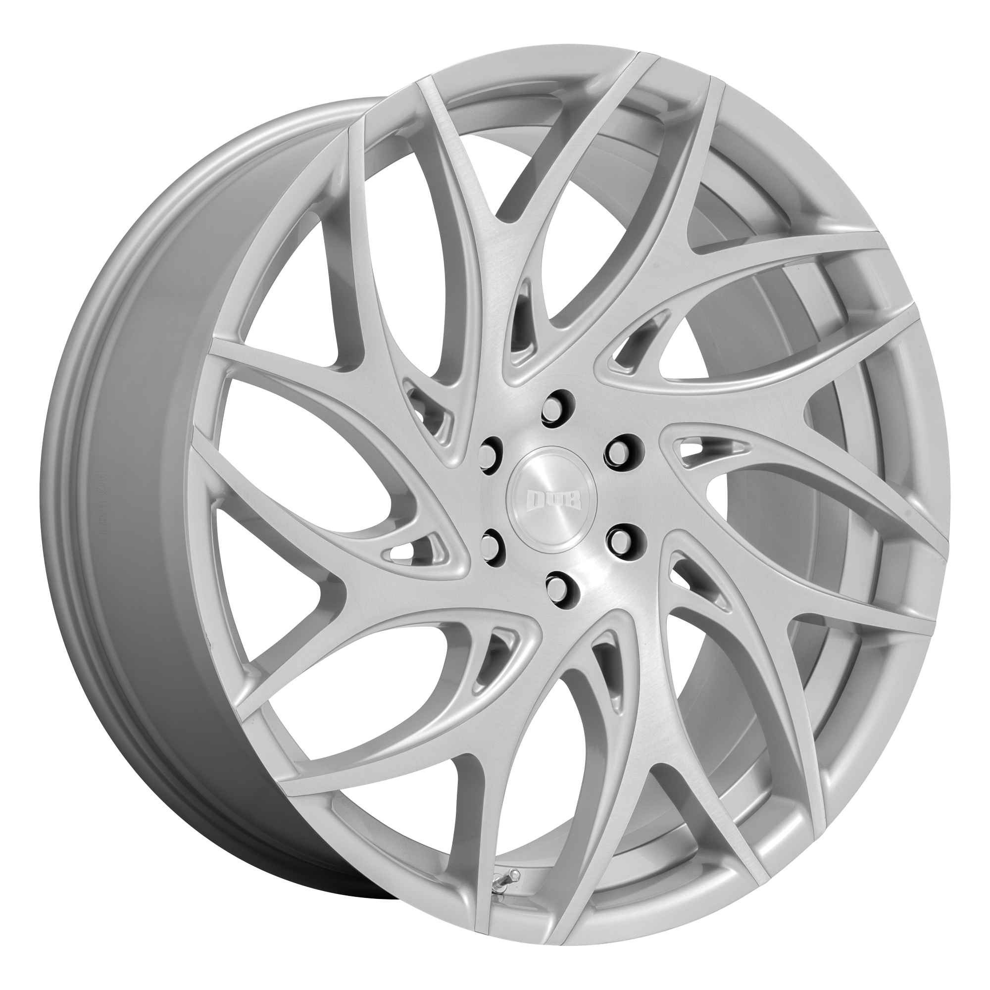 DUB 1PC S261 G.O.A.T. – 22X9 – 5X114.3 – 35 mm – SILVER BRUSHED FACE