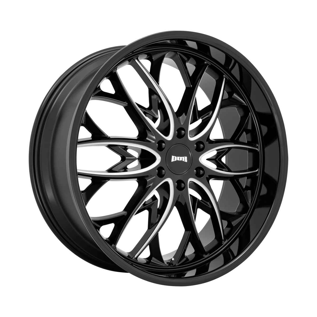 DUB 1PC S263 OG – 24X10 – 6X135 – 30 mm – GLOSS BLACK MILLED