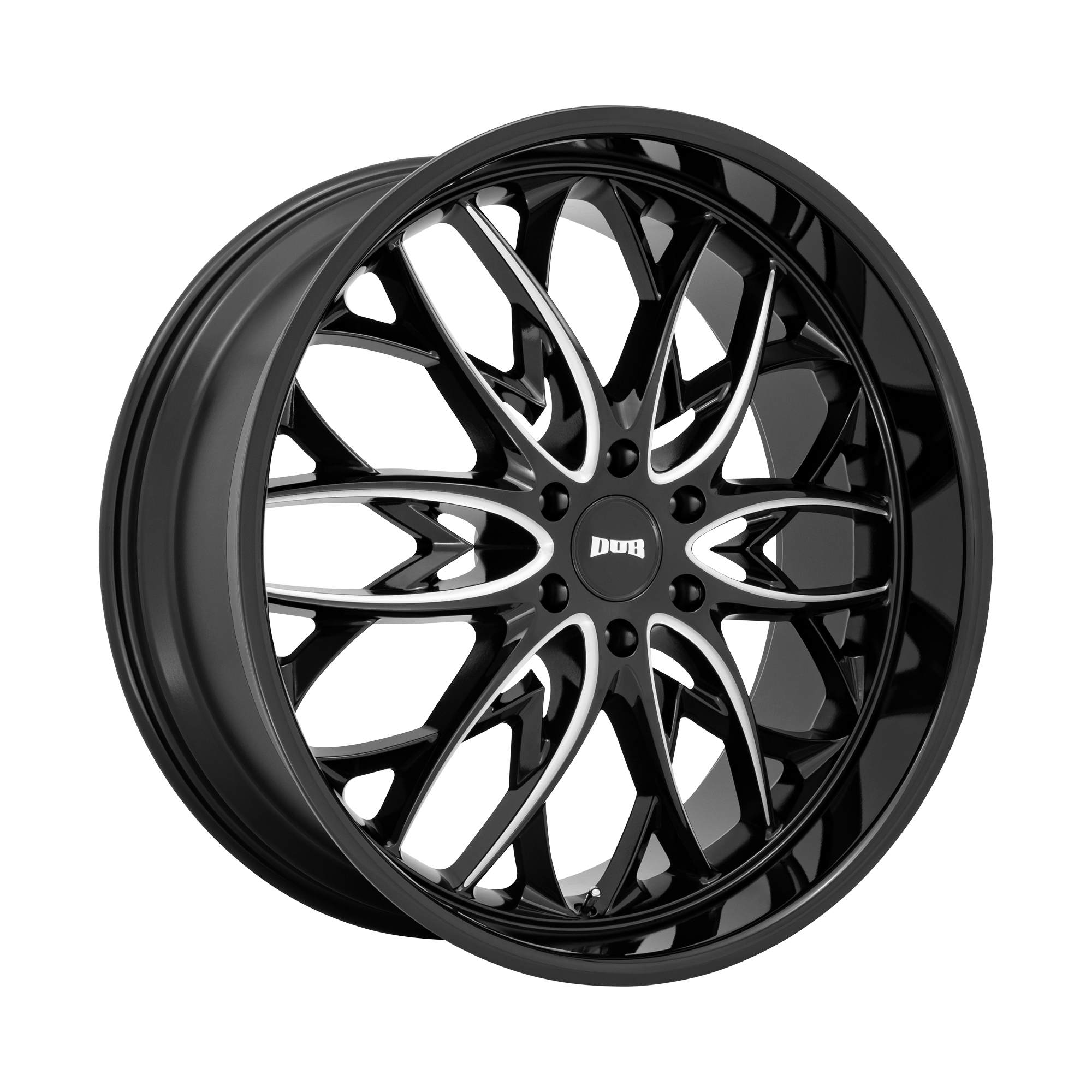 DUB 1PC S263 OG – 22X9.5 – 6X139.7 – 25 mm – GLOSS BLACK MILLED