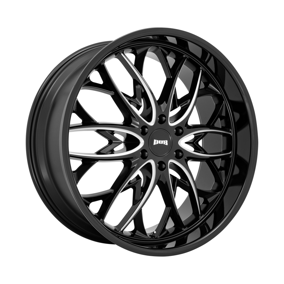 DUB 1PC S263 OG – 26X10 – 6X139.7 – 25 mm – GLOSS BLACK MILLED