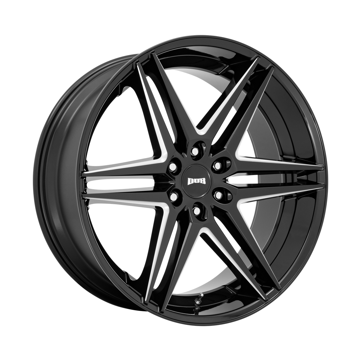 DUB 1PC S267 DIRTY DOG – 26X10 – 6X139.7 – 25 mm – GLOSSY BLACK MILLED