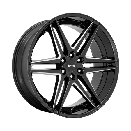 DUB 1PC S267 DIRTY DOG – 26X10 – 6X139.7 – 25 mm – GLOSSY BLACK MILLED