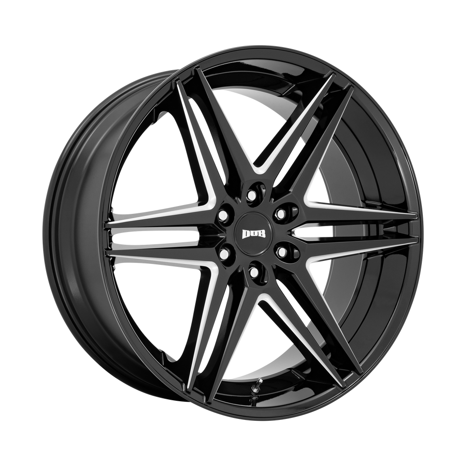 DUB 1PC S267 DIRTY DOG – 26X10 – 6X139.7 – 25 mm – GLOSSY BLACK MILLED