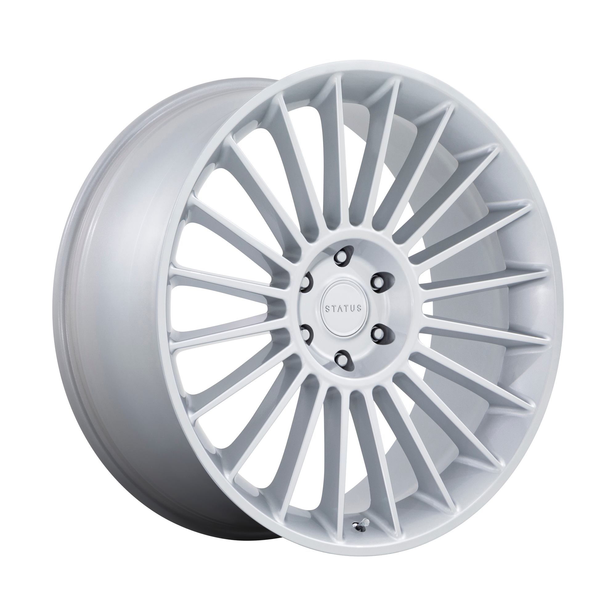 Status VENTI – 24X10 – 5X130 – 35 mm – GLOSS SILVER