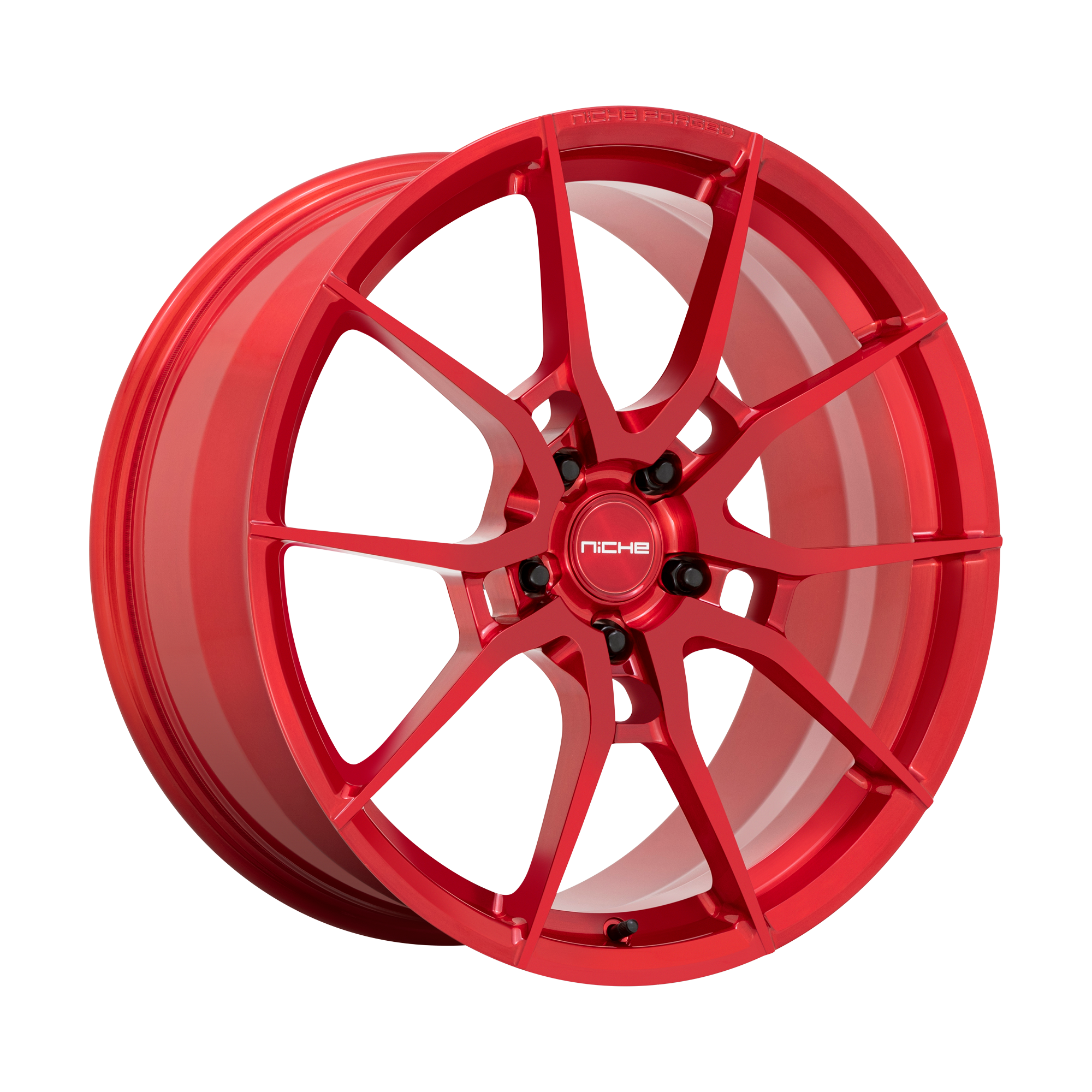 Niche 1PC T113 KANAN – 20X9.5 – 5X120 – 45 mm – BRUSHED CANDY RED