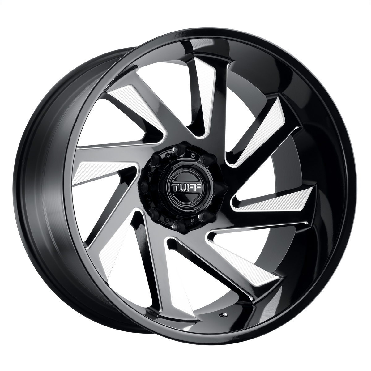 Tuff T1B – 20X10 – 6X139.7 – -23 mm – GLOSS BLACK MILLED
