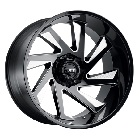 Tuff T1B – 20X10 – 6X139.7 – -23 mm – GLOSS BLACK MILLED