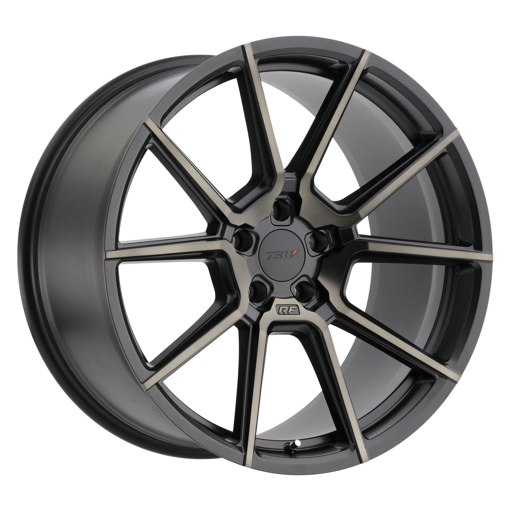 TSW CHRONO – 21X10.5 – 5X120 – 35 mm – MATTE BLACK W/ MACH DARK FACE