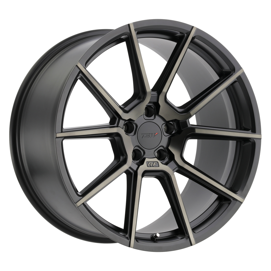 TSW CHRONO – 21X10.5 – 5X120 – 35 mm – MATTE BLACK W/ MACH DARK FACE