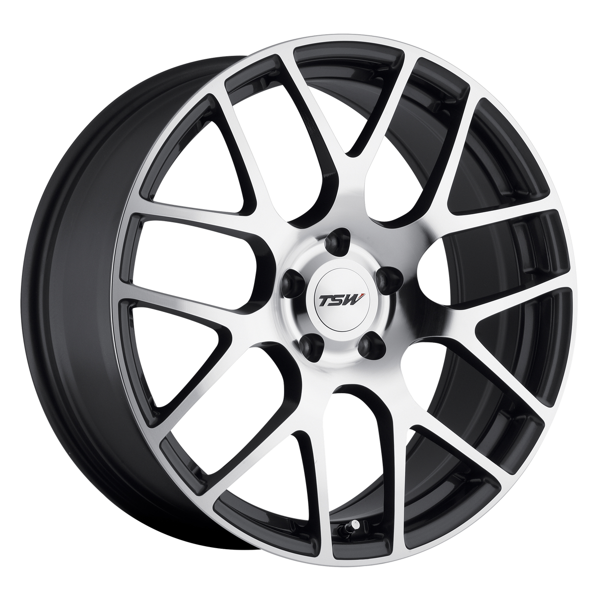 TSW NURBURGRING – 21X10.5 – 5X114.3 – 50 mm – GUNMETAL W/ MIRROR CUT FACE
