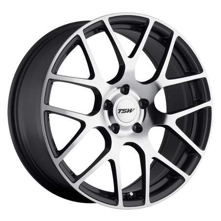 TSW NURBURGRING – 21X10.5 – 5X114.3 – 50 mm – GUNMETAL W/ MIRROR CUT FACE