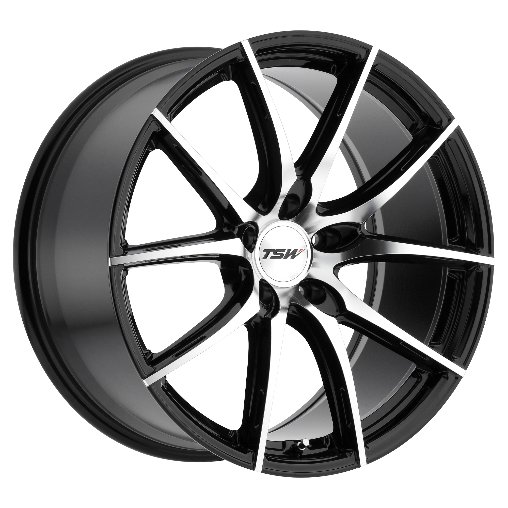 TSW SPRINT – 19X9.5 – 5X112 – 35 mm – GLOSS BLACK W/ MIRROR CUT FACE