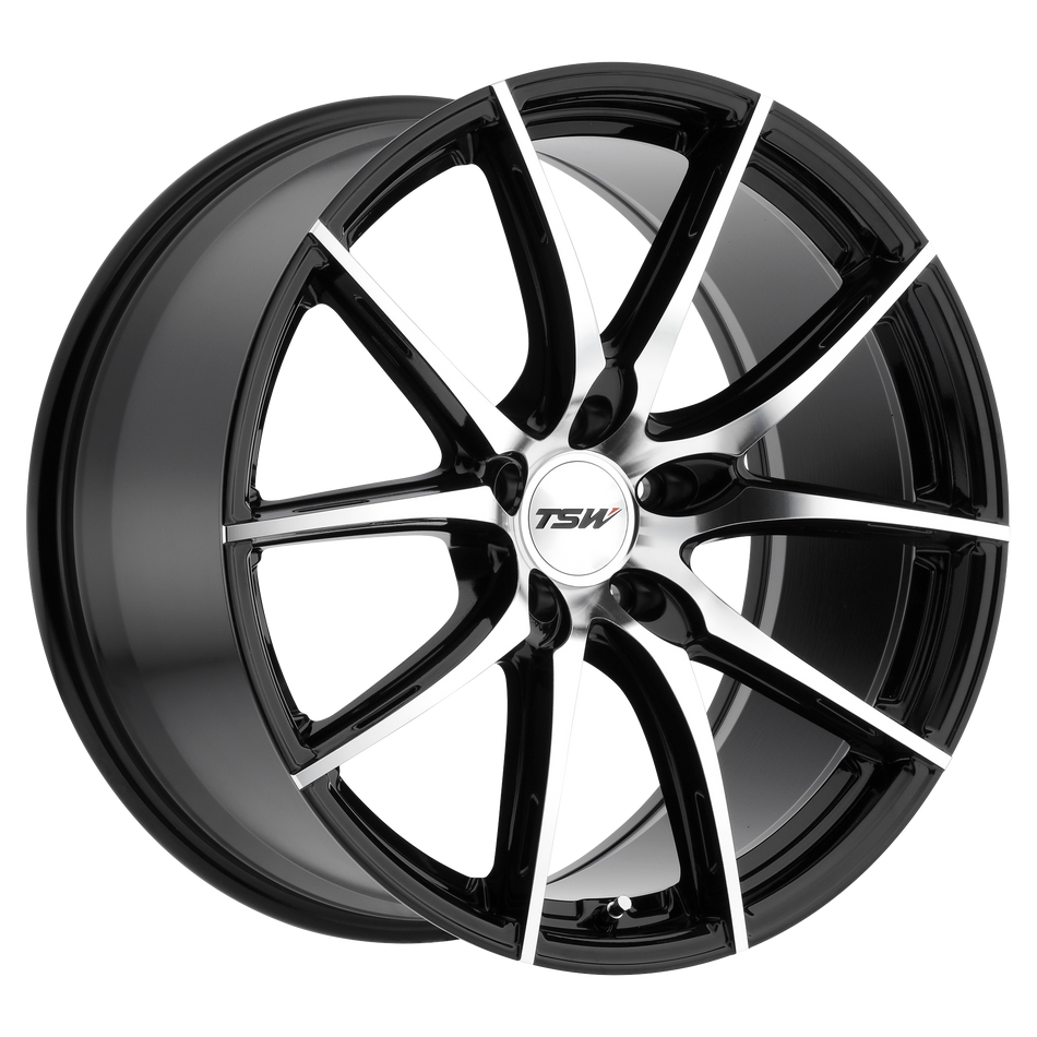 TSW SPRINT – 19X9.5 – 5X112 – 35 mm – GLOSS BLACK W/ MIRROR CUT FACE
