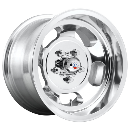 US Mag 1PC U101 INDY – 15X10 – 5X120.65 – -50 mm – HIGH LUSTER POLISHED