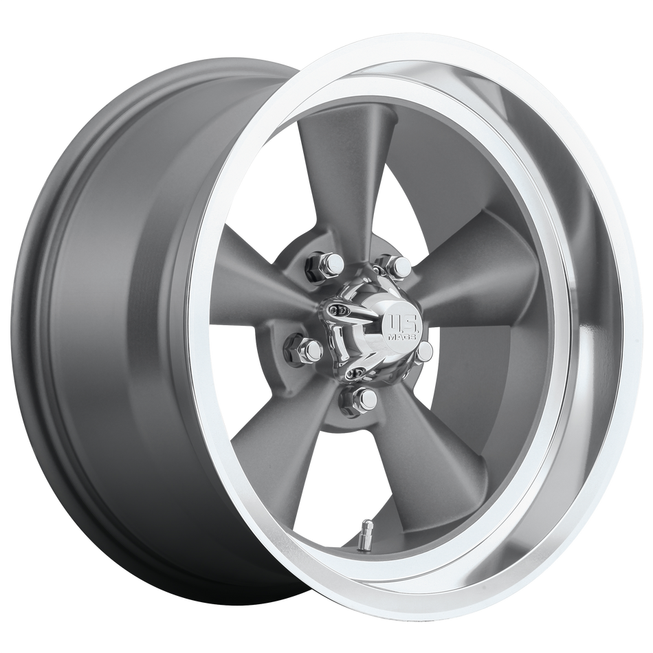 US Mag 1PC U102 STANDARD – 18X8 – 5X120.65 – 1 mm – MATTE GUN METAL