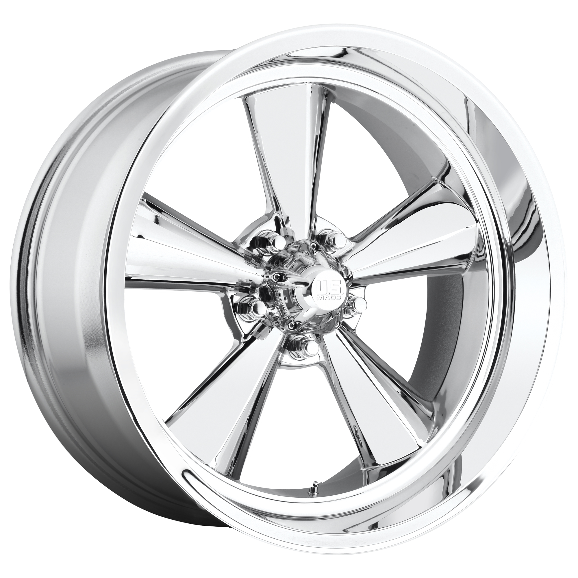 US Mag 1PC U104 STANDARD – 17X7 – 5X114.3 – 1 mm – CHROME PLATED