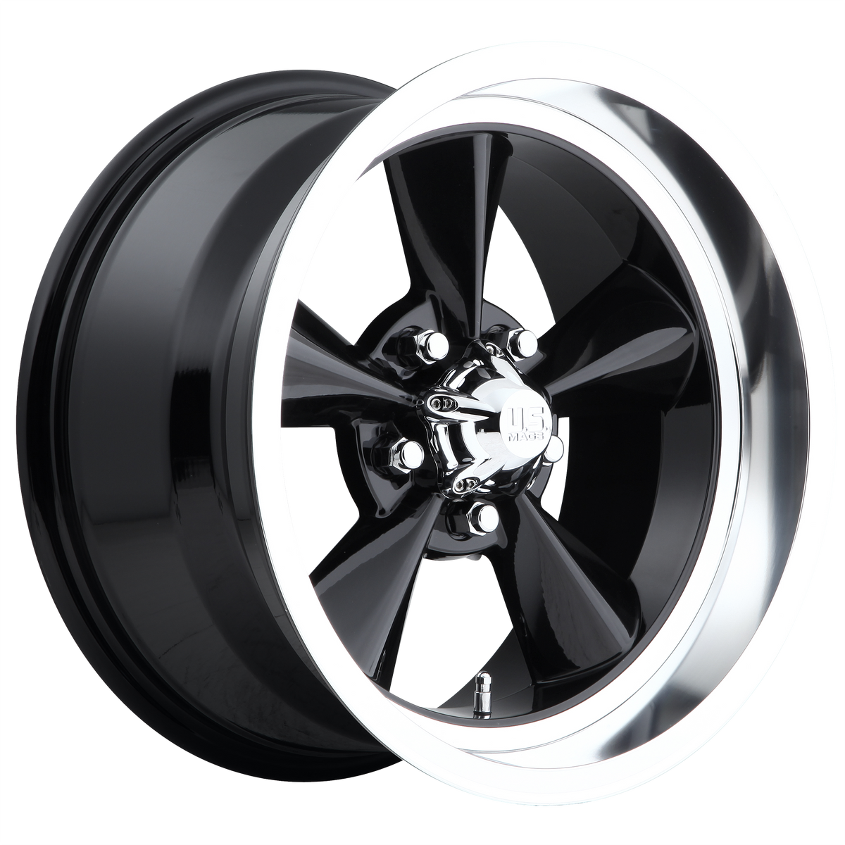 US Mag 1PC U107 STANDARD – 17X7 – 5X120.65 – 1 mm – GLOSS BLACK