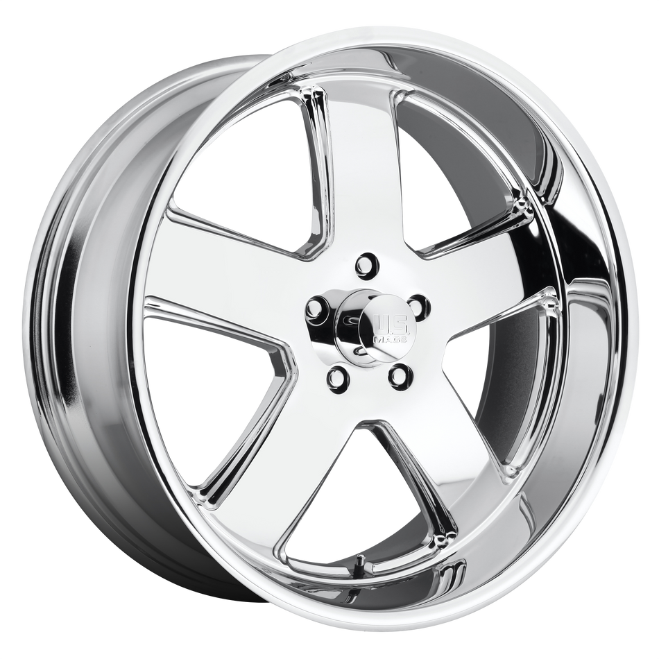 US Mag 1PC U116 HUSTLER – 20X8 – 5X127 – 1 mm – CHROME PLATED