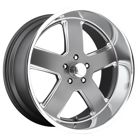US Mag 1PC U118 HUSTLER – 22X11 – 5X127 – 18 mm – MATTE GUN METAL