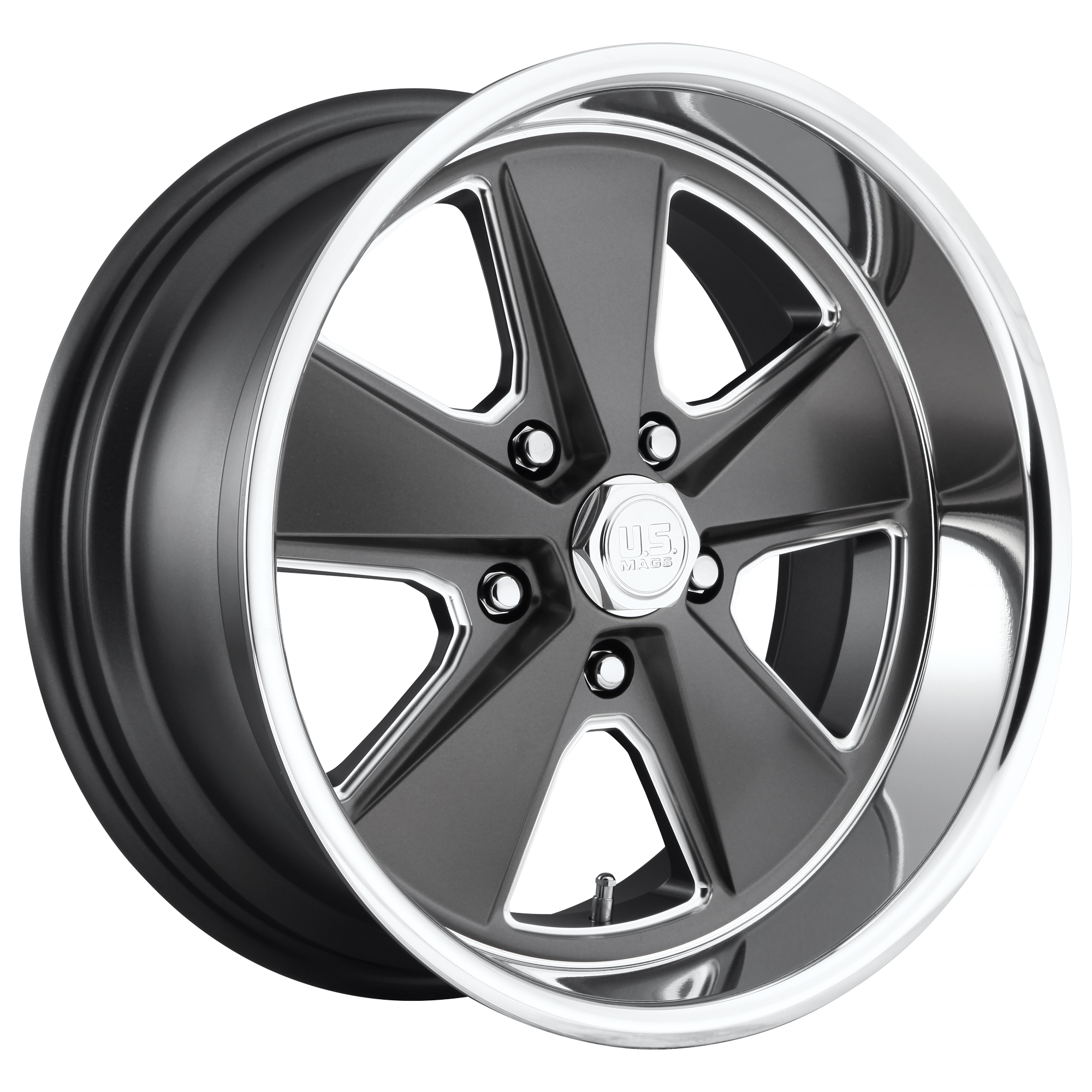 US Mag 1PC U120 ROADSTER – 20X9 – 5X115 – 18 mm – MATTE GUN METAL MACHINED