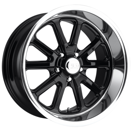 US Mag 1PC U121 RAMBLER – 20X8 – 5X120.65 – 1 mm – GLOSS BLACK