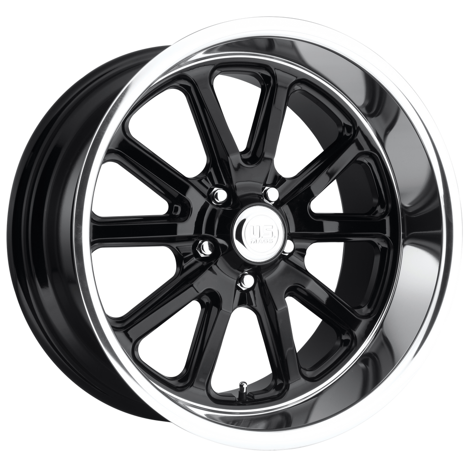 US Mag 1PC U121 RAMBLER – 20X8 – 5X127 – 1 mm – GLOSS BLACK