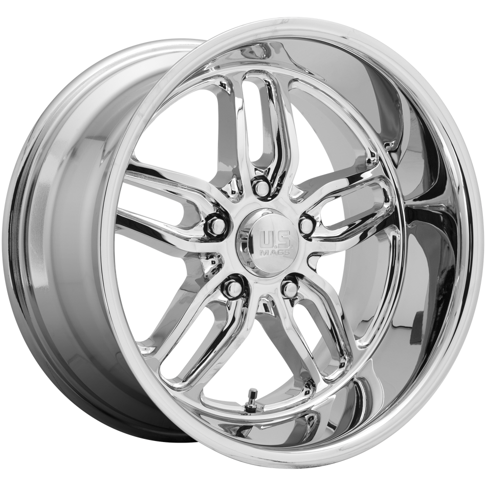 US Mag 1PC U127 CTEN – 18X8 – 5X120.65 – 1 mm – CHROME PLATED