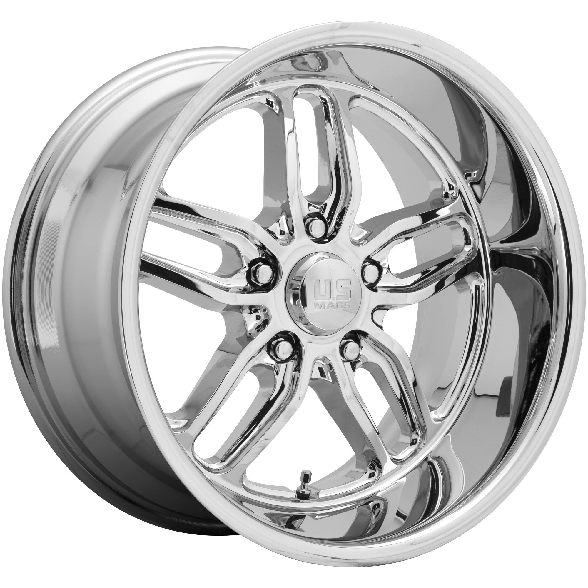 US Mag 1PC U127 CTEN – 20X8.5 – 5X127 – 7 mm – CHROME PLATED