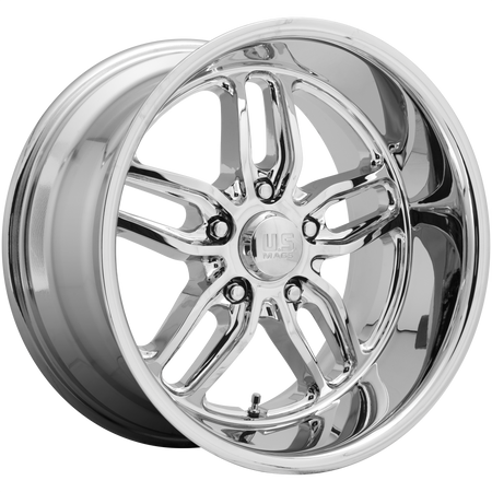 US Mag 1PC U127 CTEN – 18X9.5 – 5X127 – 1 mm – CHROME PLATED